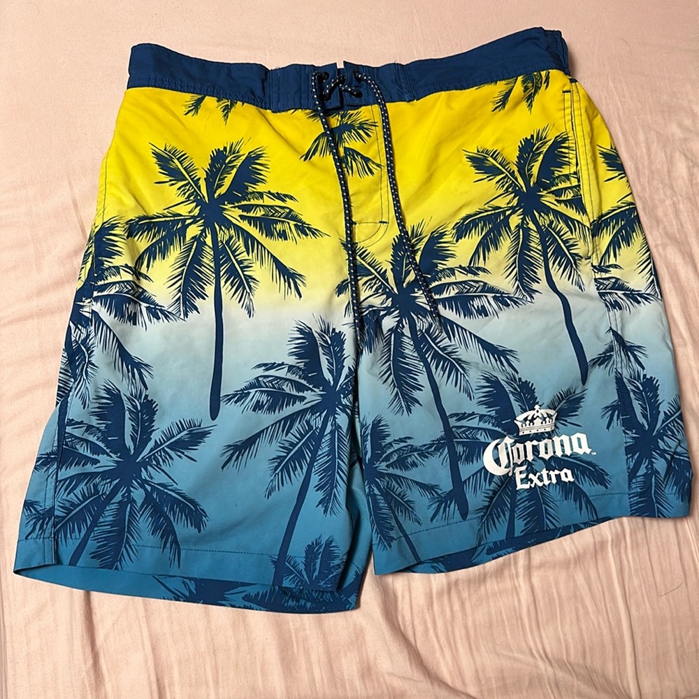 Corona Extra Men's Swim Trunks Sz L